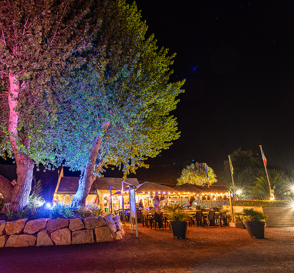 campsite with bar-restaurant