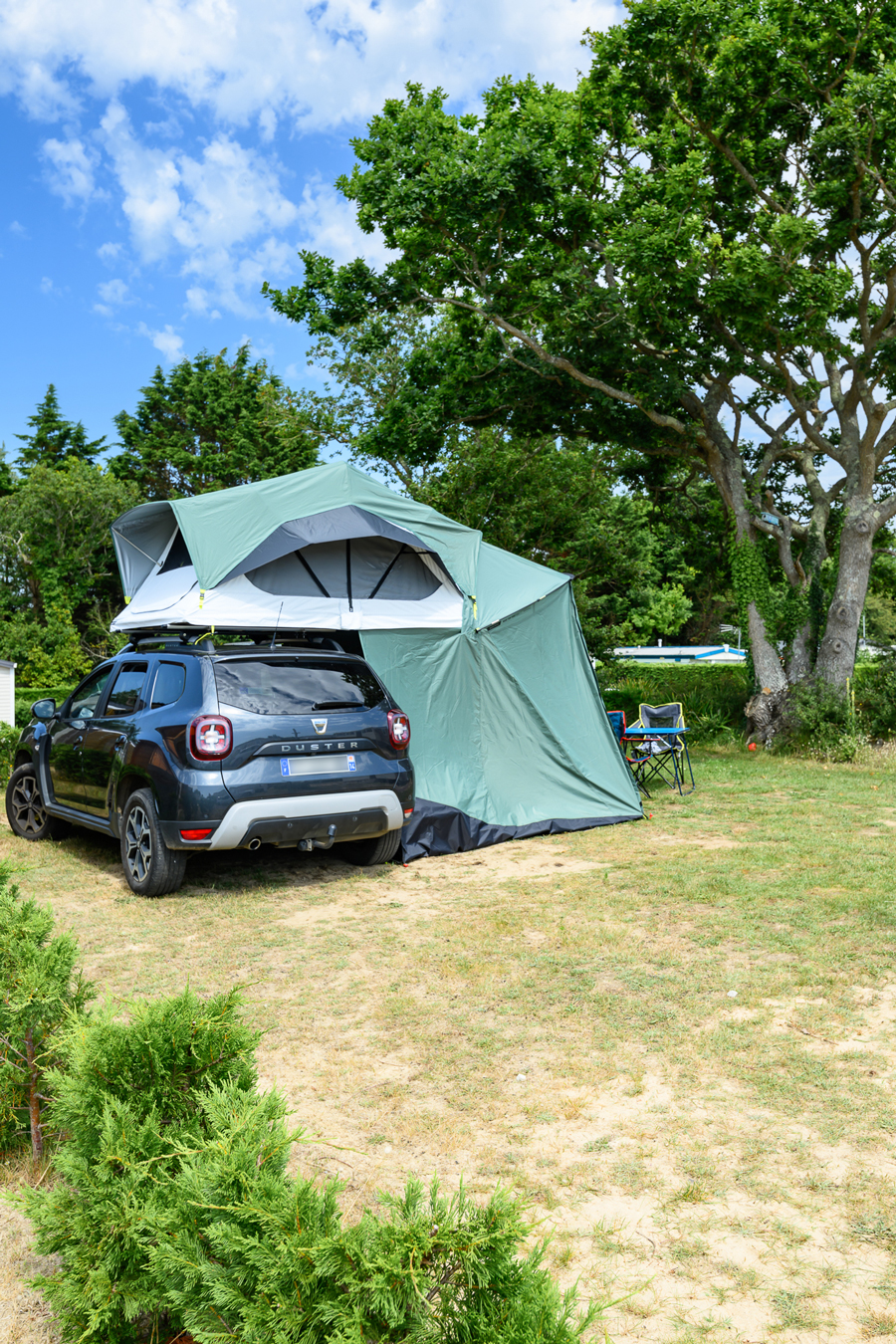emplacement tente caravaning