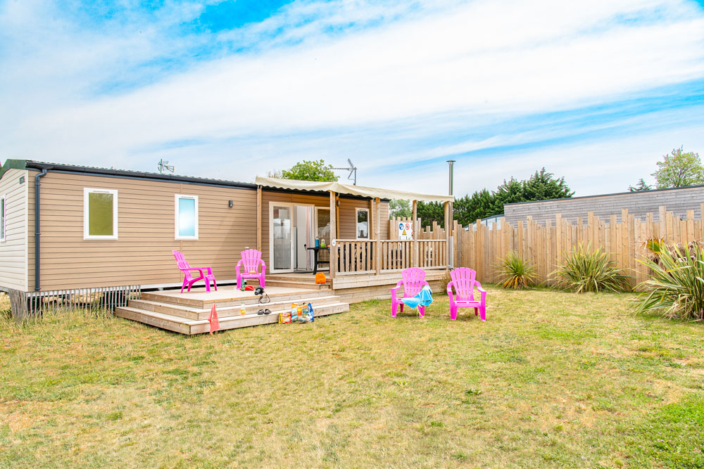 mobil home jardin
